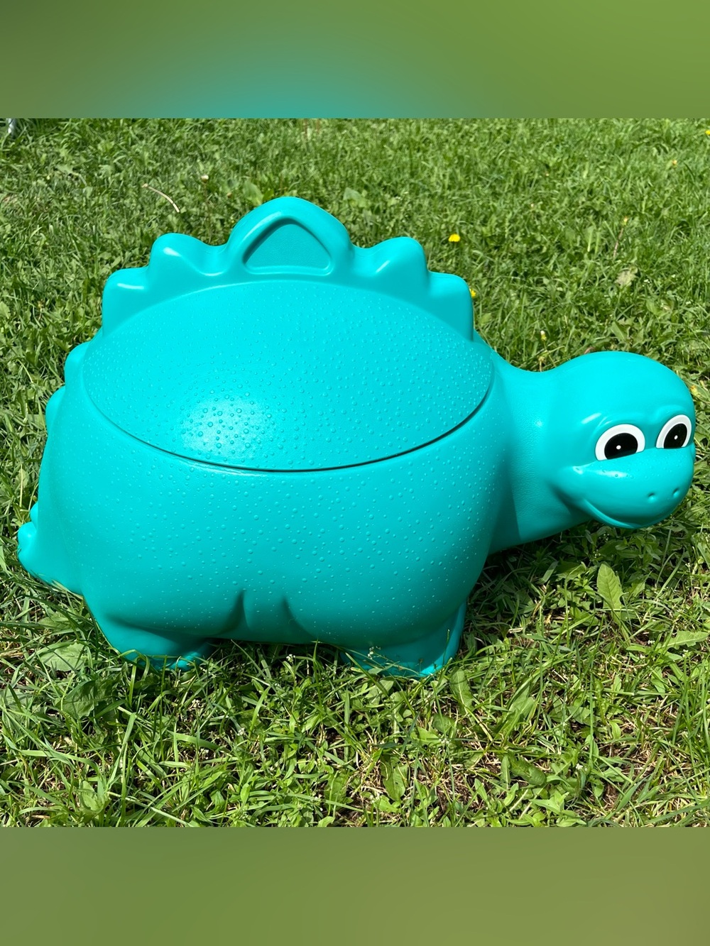 Rare Vintage Rubbermaid Stegosaurus Dinosaur Toy Box